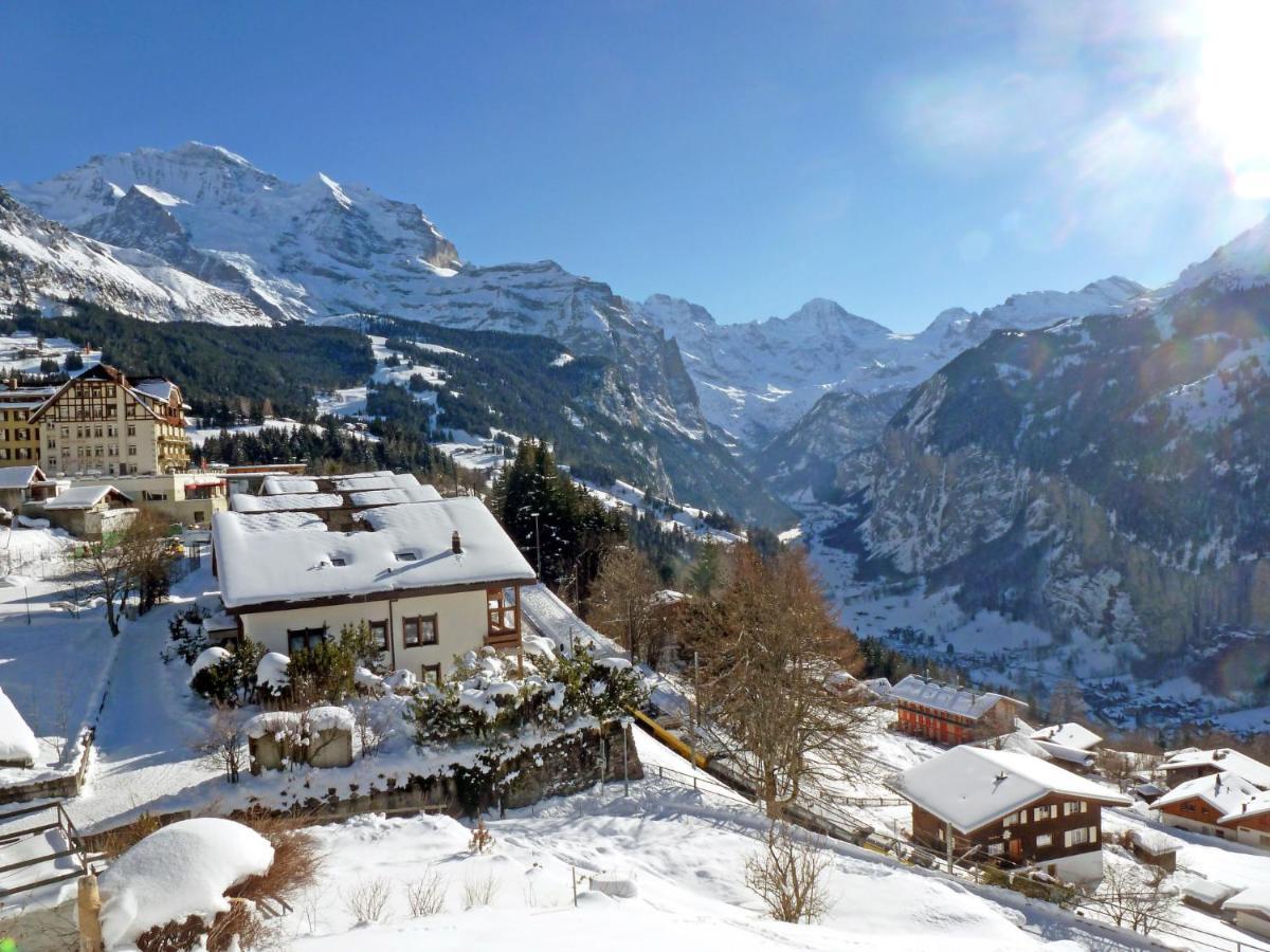 Apartment Helene Apt Diana By Interhome Wengen Luaran gambar